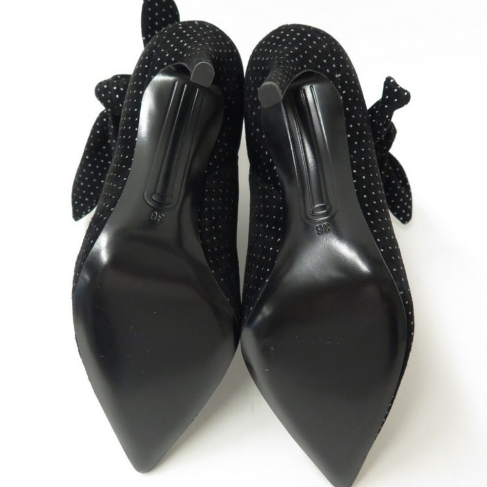 Stella Luna Ankle Boot Knotted Glitter Dot Suede - Picture 6 of 6